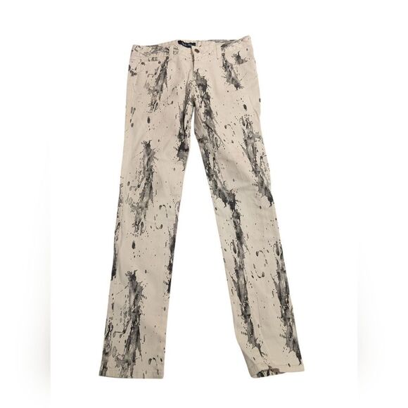 Revolve April May white & black paint splatter denim‎ jeans women size 28 - Picture 3 of 7
